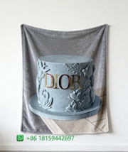 Dior Throw Blankets